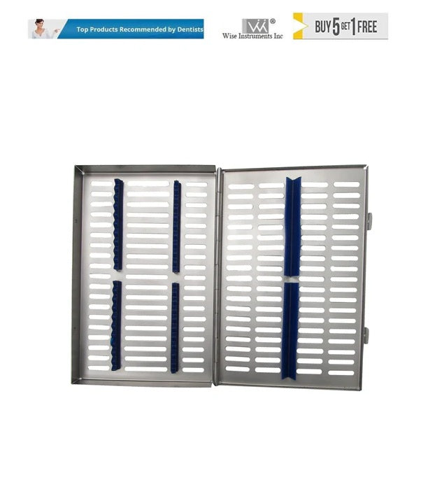 20-Instrument Sterilization Cassette – Easy-Open Dental Instrument Tray ...