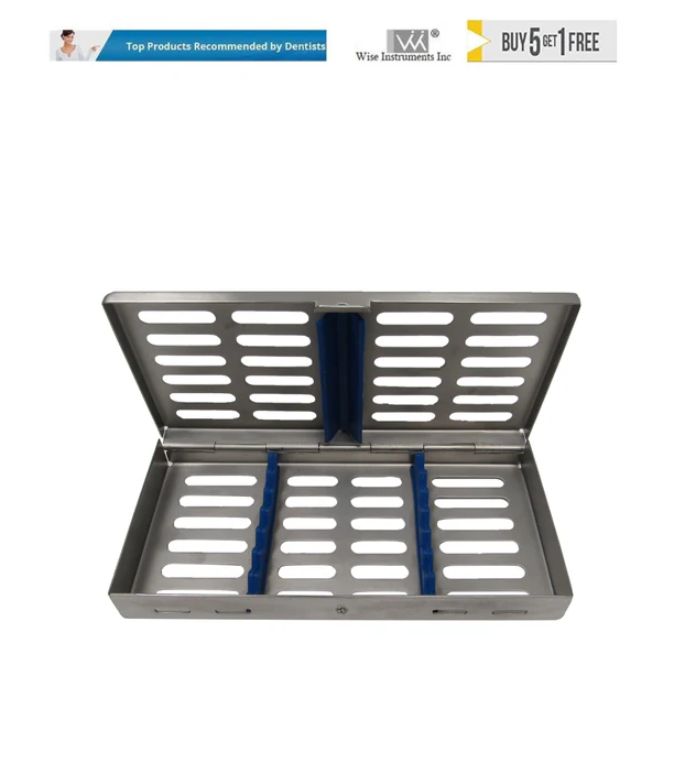 7-Instrument Sterilization Cassette – Easy-Open Dental Instrument Tray ...
