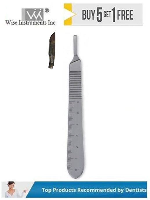 Scalpel Handle With Metric Ruler