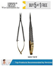 Castro-Viejo Scissors Straight Tips, 12cm Tungsten Carbide