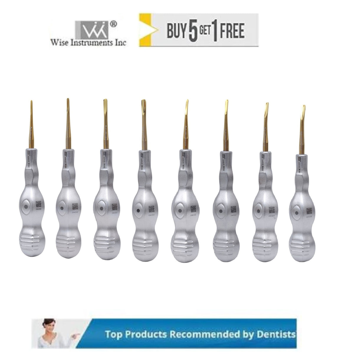 Luxating Elevators Set of 8 pieces dental elevator surgical elevator ...