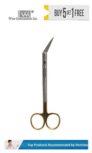 Locklin Scissor, Closed Handle, Angled, 16cm Tungsten Carbide
