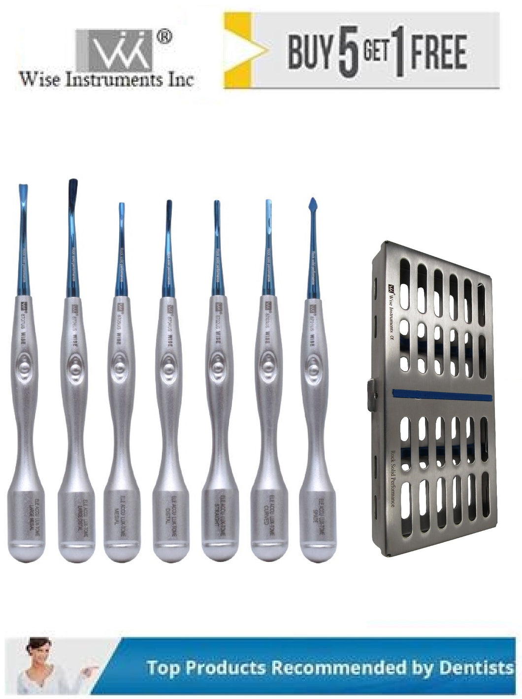 PDL Accu Luxating Set of 7 With Sterilization Cassette